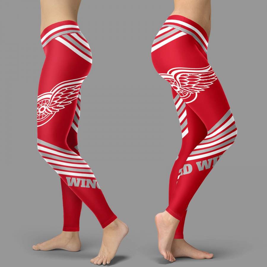 Straight Cute Beautiful Attractive Detroit Red Wings Leggings