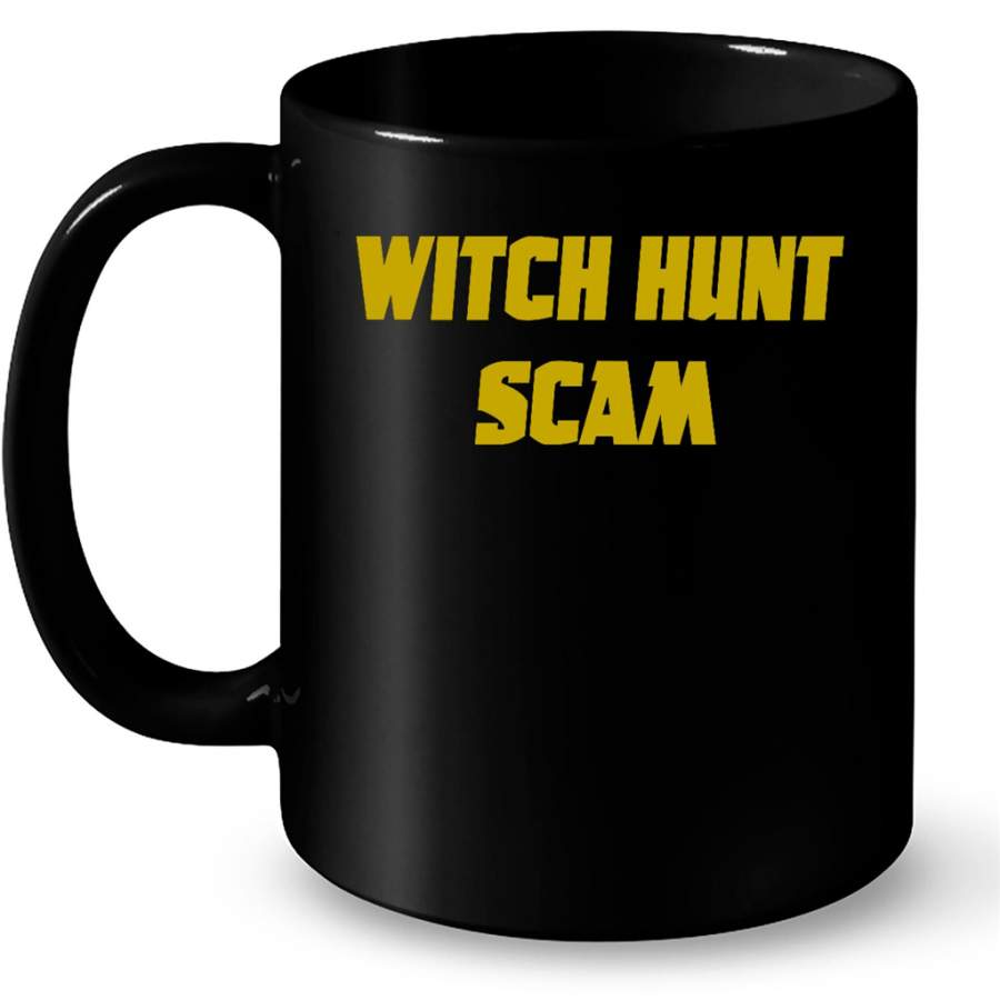 Witch Hunt Scam Classic Vintage – Full-Wrap Coffee Black Mug