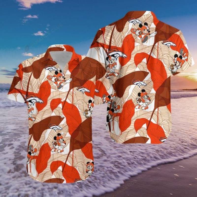 Denver Broncos Flower Hawaii 3D Shirt With Shorts DVBC3D01180620