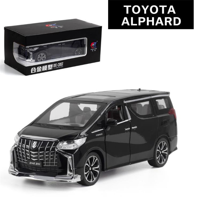 1:24 Toy Car Excellent Quality TOYOTA Alphard With Box Car Toy Alloy Car Diecasts & Toy Vehicles Car Model Toys For Children alx