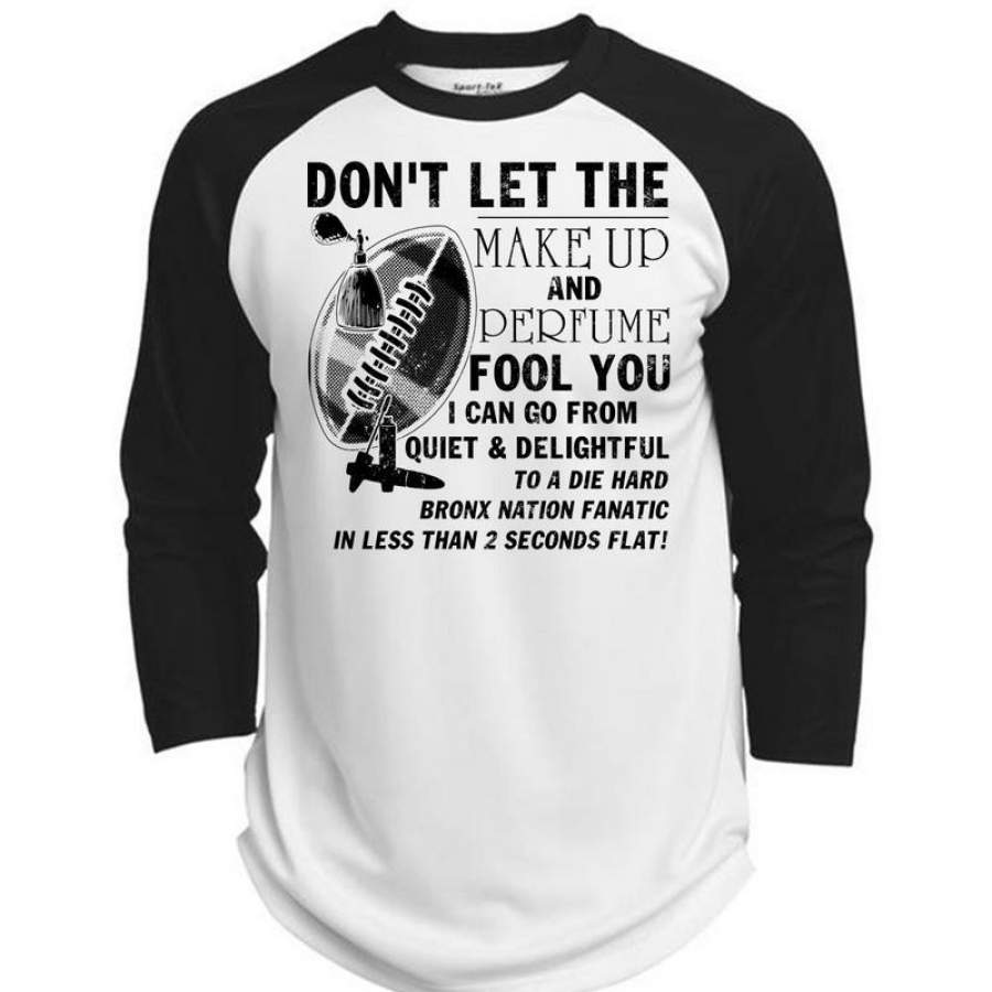 Availablerug Don'T Let The Makeup T Shirt, I Love Rugby T Shirt, Awesome T-Shirts (Polyester Game Baseball Jersey)