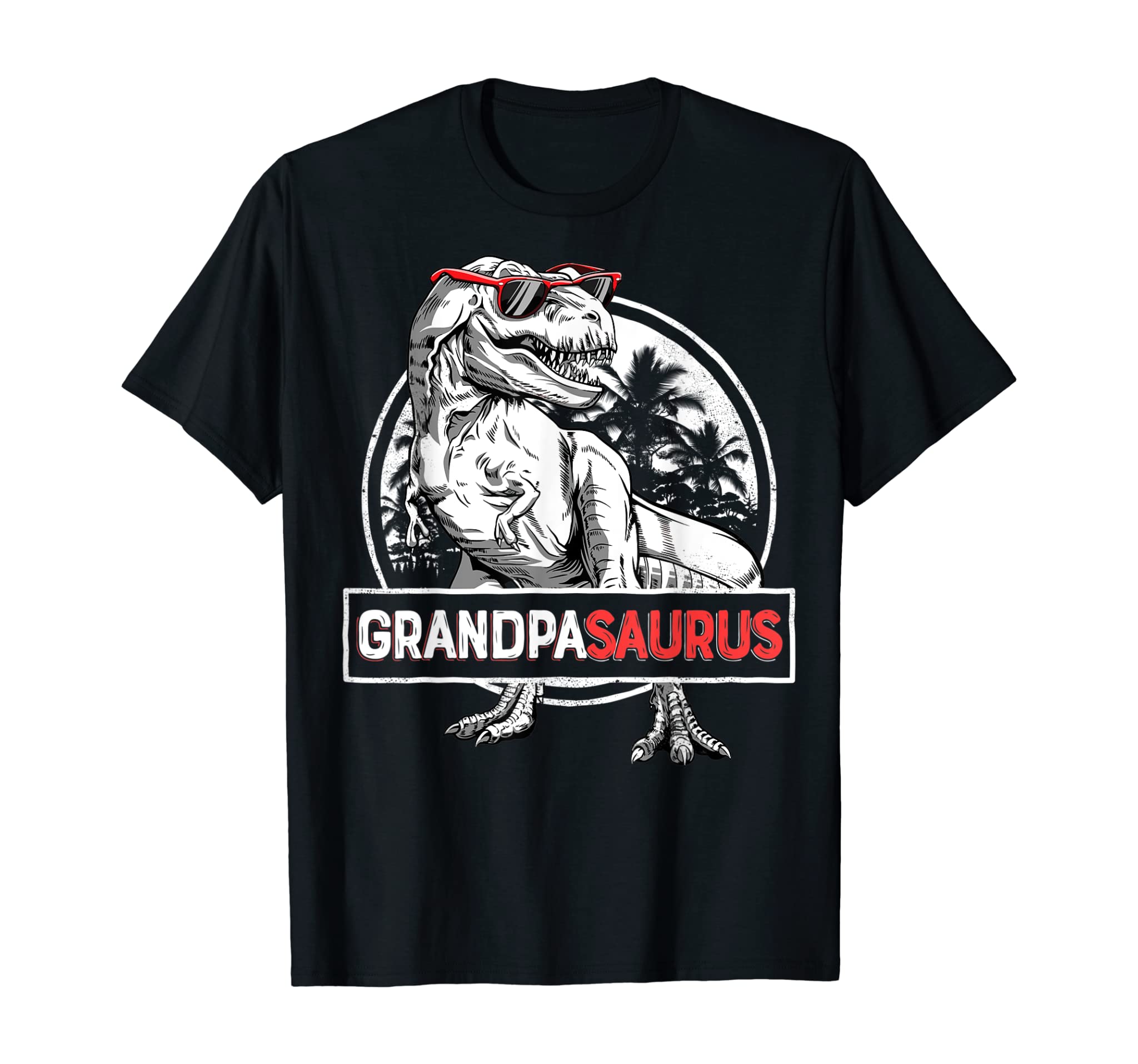 Grandpasaurus T shirt T rex Grandpa Saurus Dinosaur Granddad