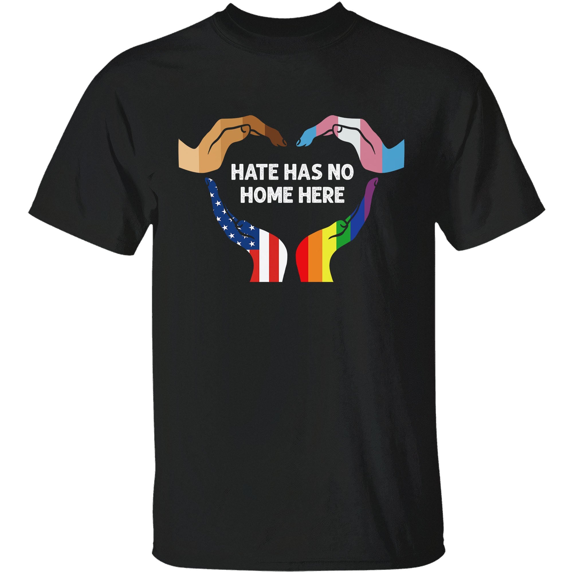 Gay Pride Shirt, Hate Has No Home Here, Lgbt Graphic Shirt, Gift For Lgbt Community