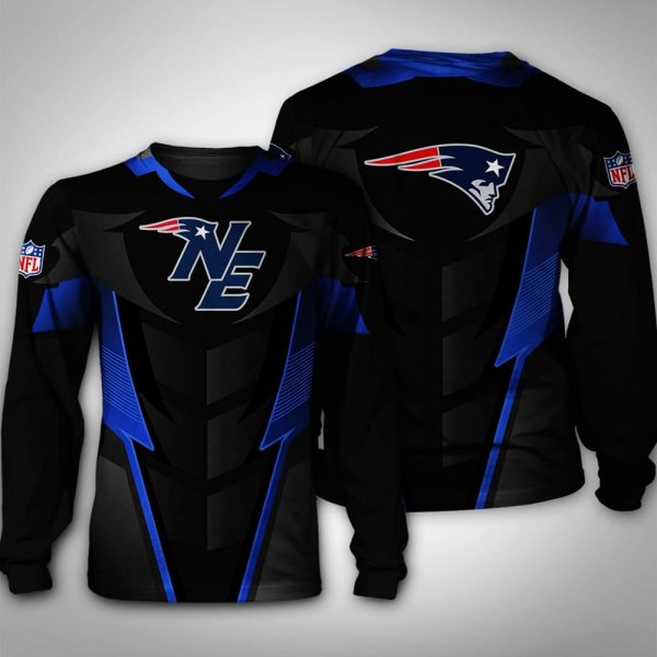 New England Patriots 3D All Over Printed Sweater