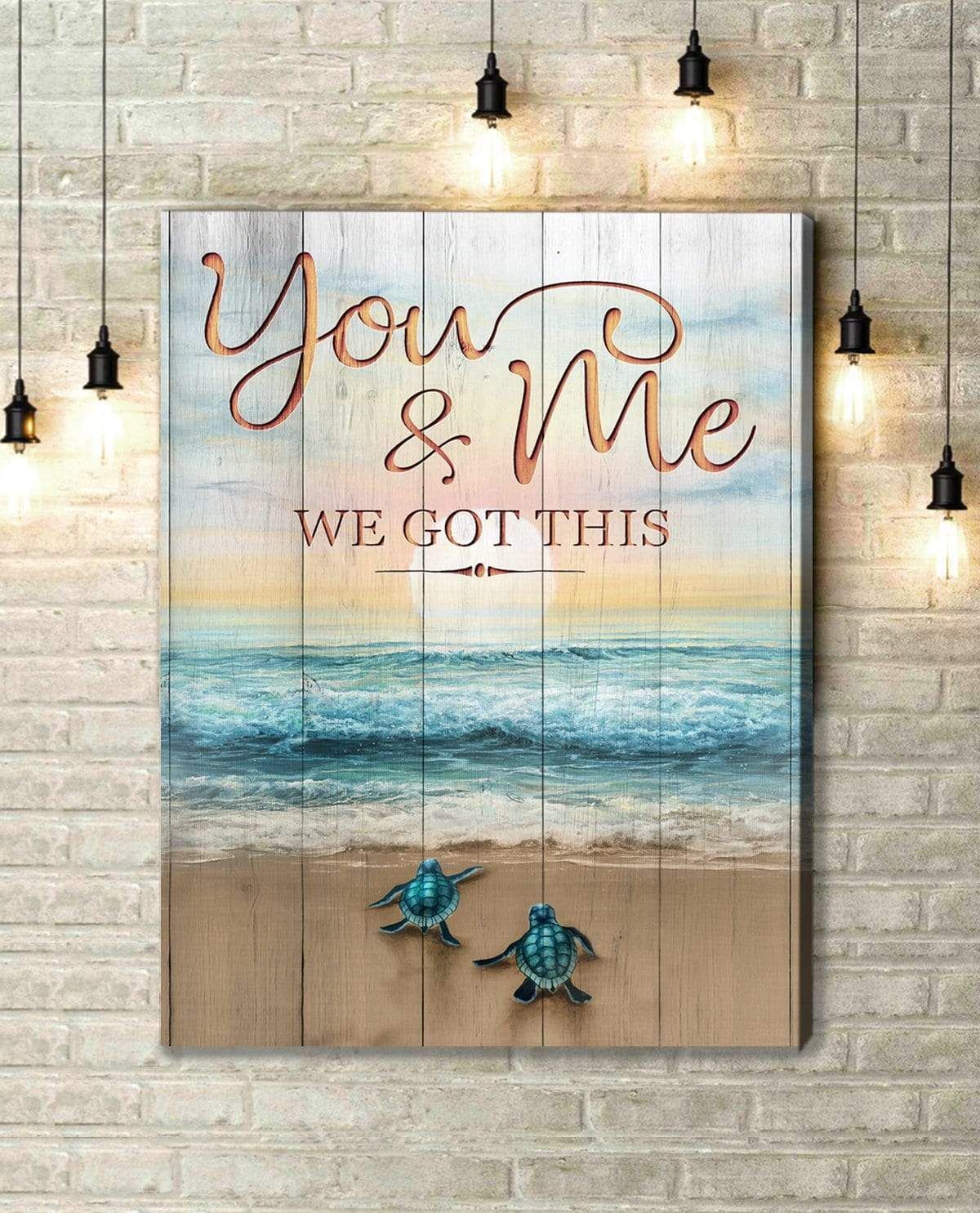 Canvas – Turtle – You Me 2 Gift For Family, Wall Art Decor, Canvas Print, Home Decor