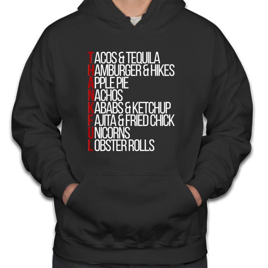 A to Z of Thankful Hoodie