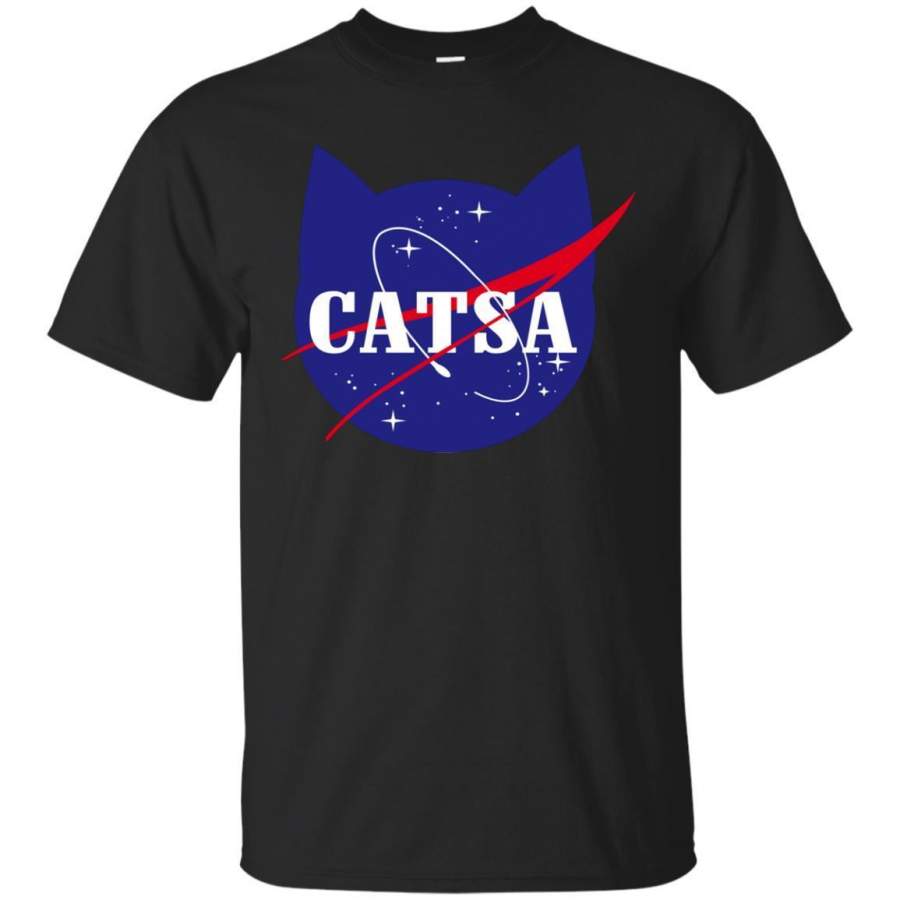 AGR CATSA Cat Universe Space Nasa Cat Shirt