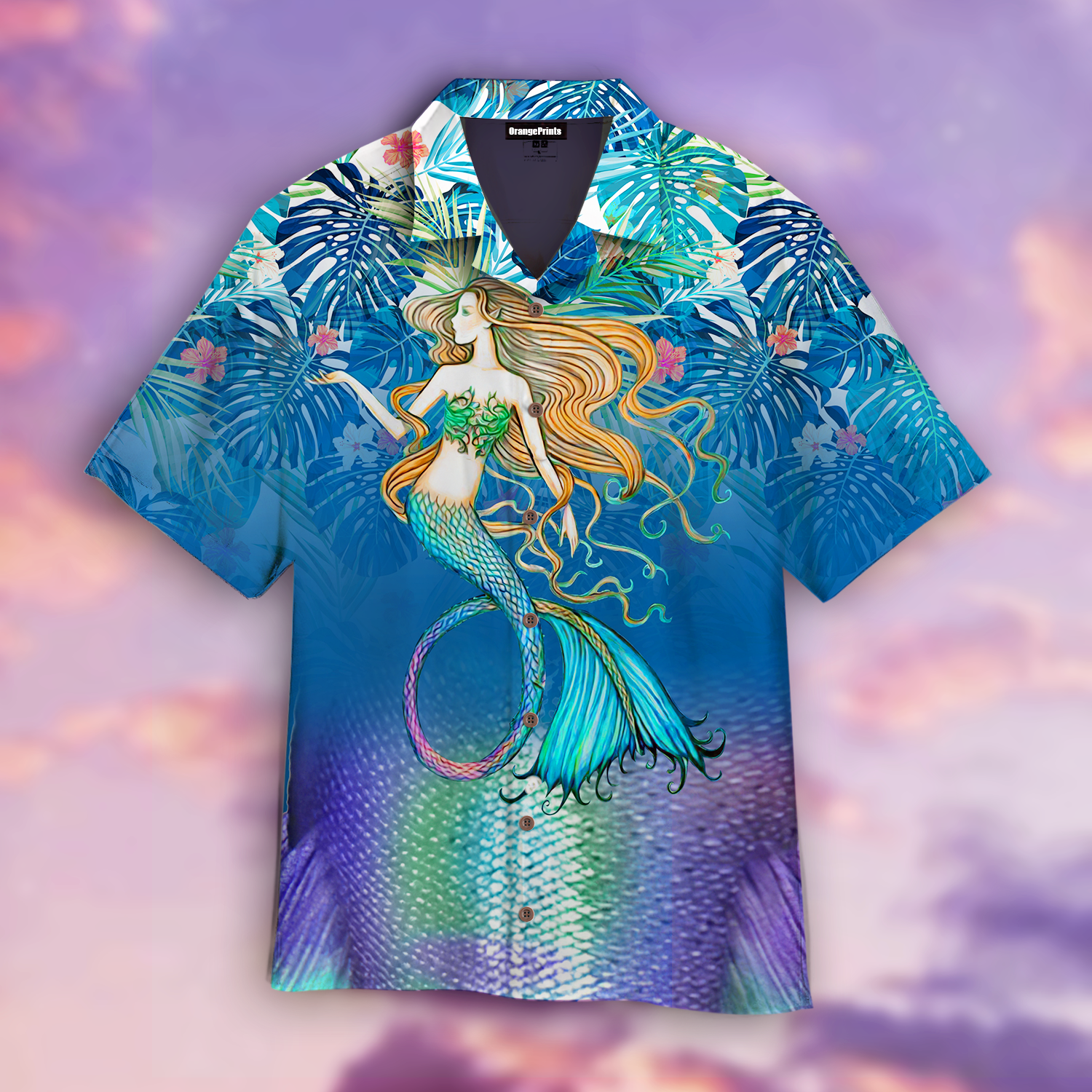 Mermaid Hawaii Shirt For Men Women Ha43618