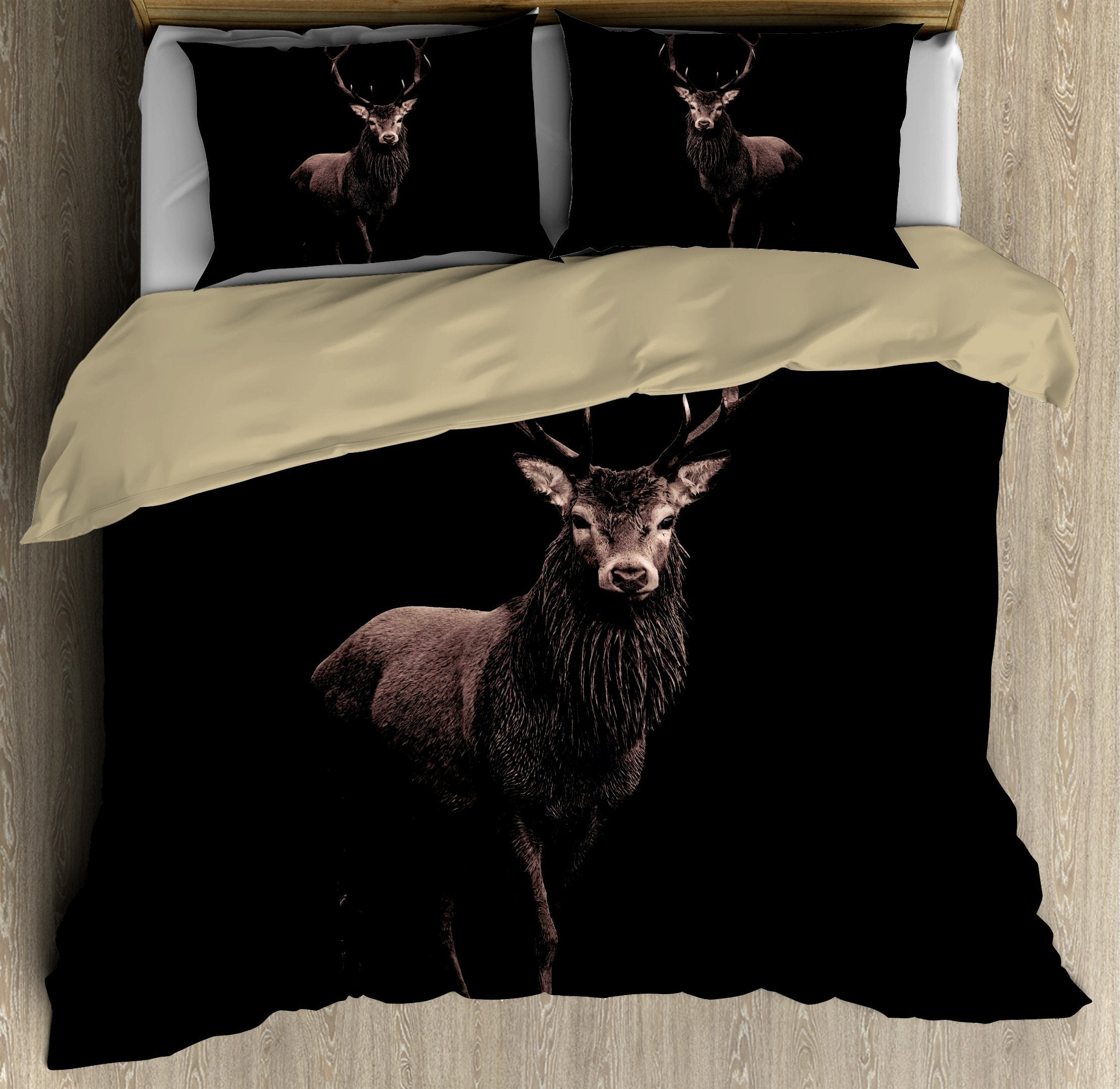 Tmarc Tee Alone Beautiful Deer Portrait Bedding Set