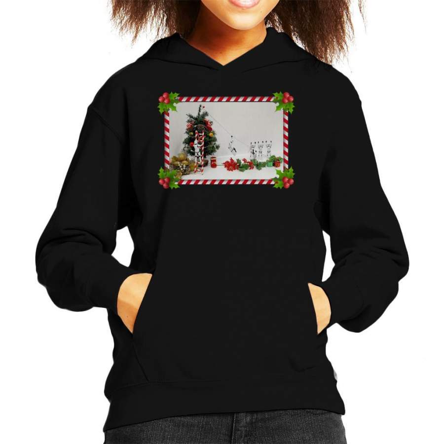 Original Stormtrooper Christmas Tree Candy Cane Slide Kid’s Hooded Sweatshirt