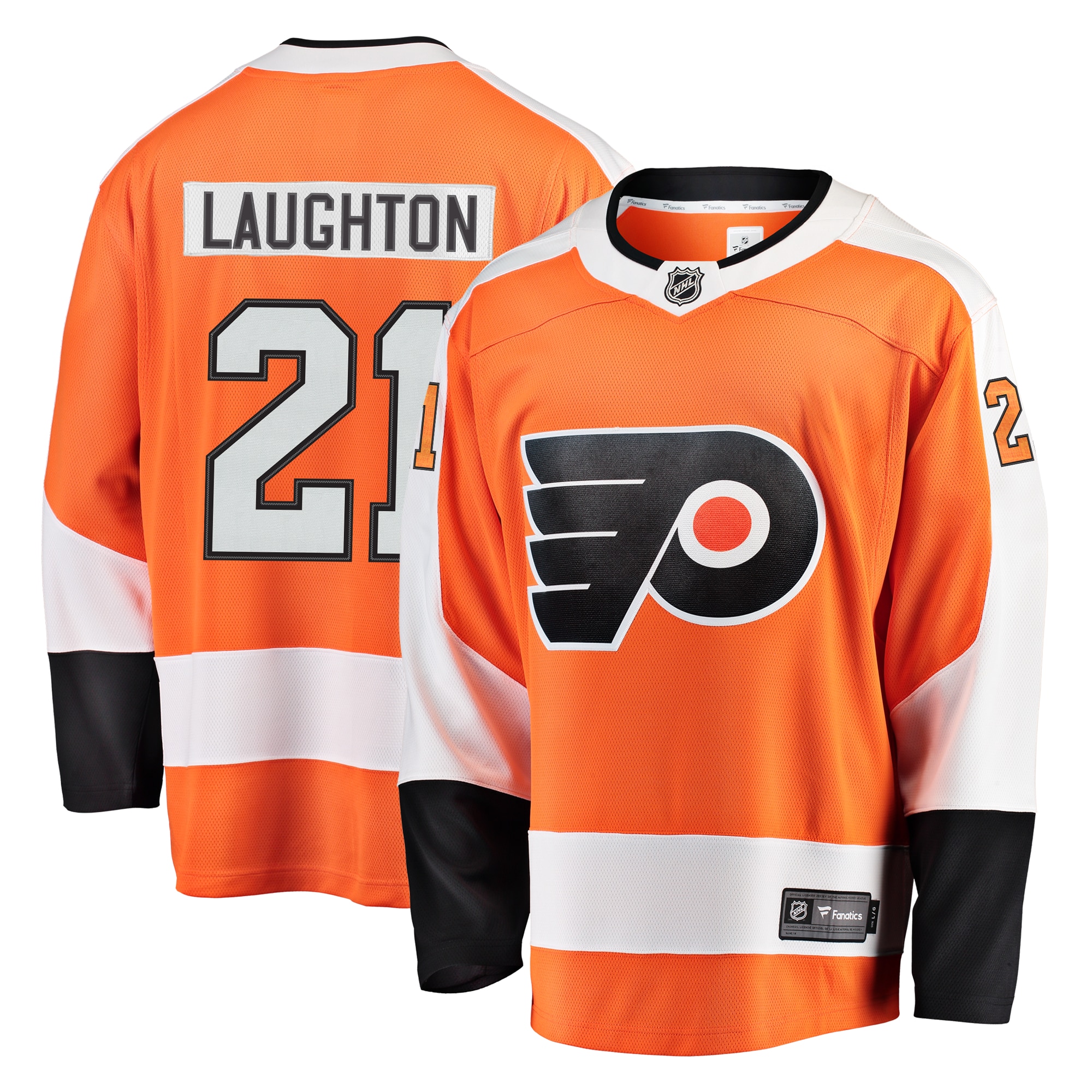 Scott Laughton Philadelphia Flyers Branded Breakaway Jersey – Orange