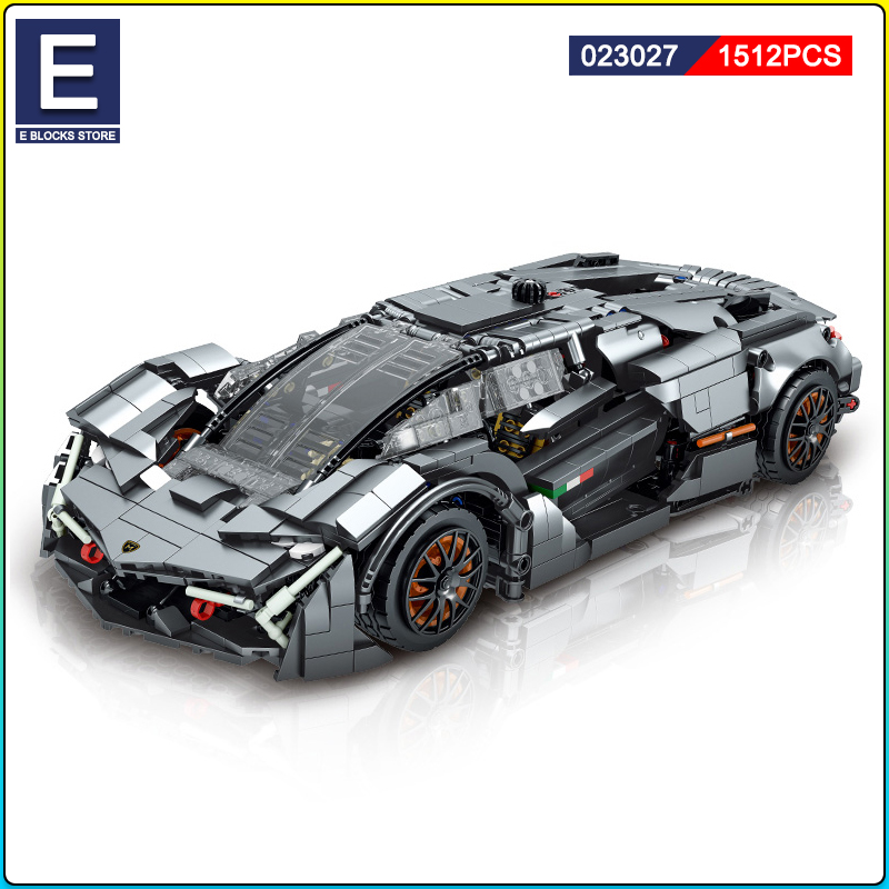 Technical Concept Super car Building Blocks Model Compatible with Lego MOC Lamborghini Racing Vehicle Bricks Boys Toys Kids Gift alx
