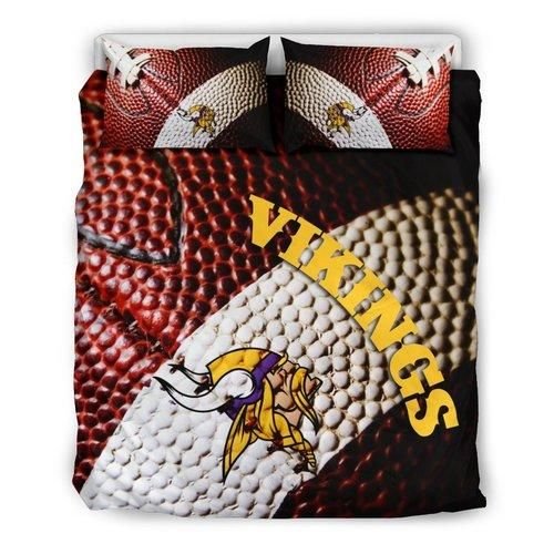 Rugby Superior Comfortable Minnesota Vikings 3D CustomizeBedding Set Duvet Cover Bedroom Set