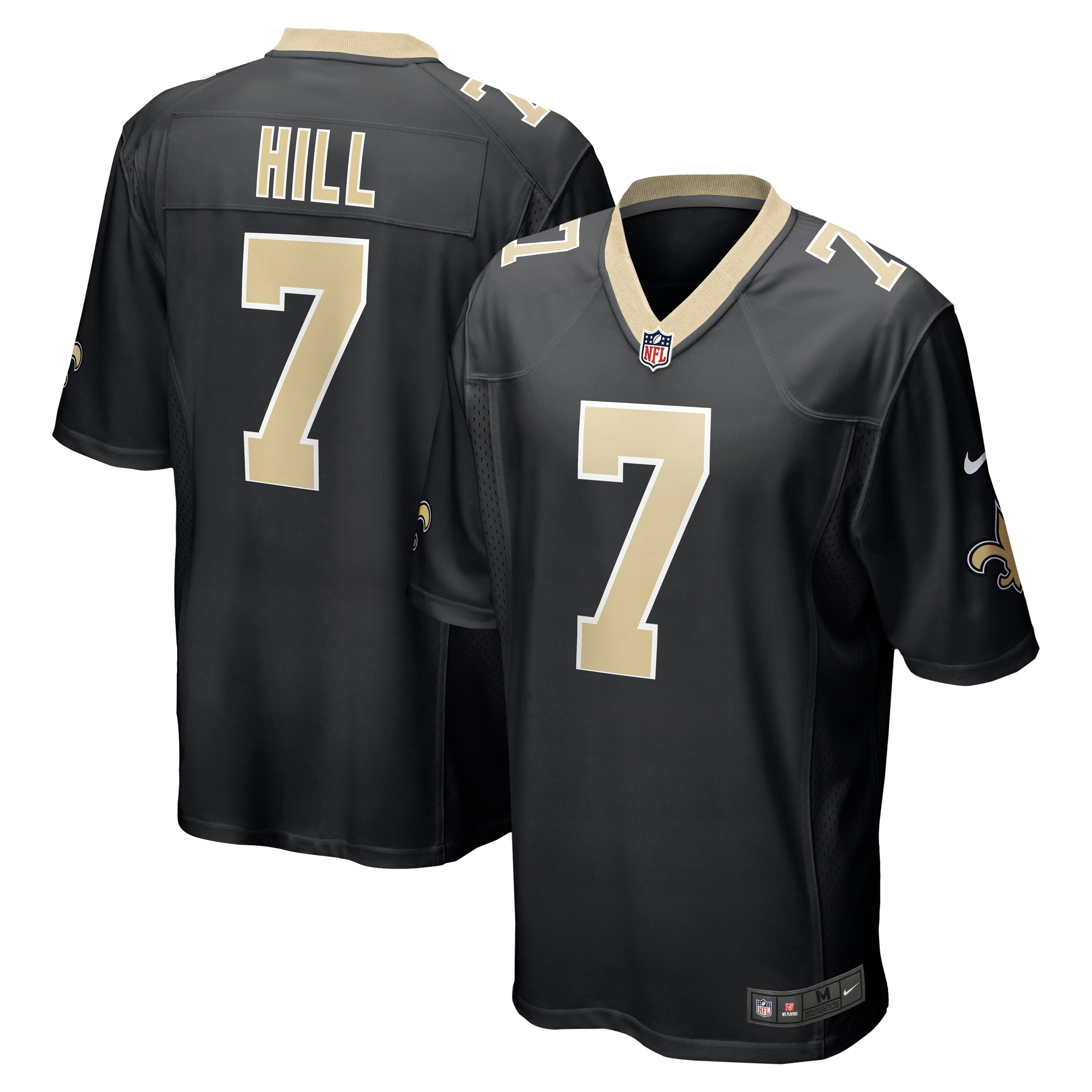 Taysom Hill New Orleans Saints Game Jersey – Black