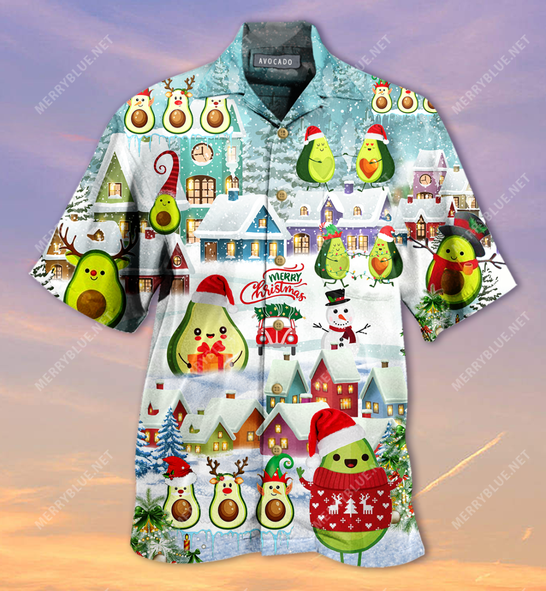 Avo Merry Christmas Unisex Hawaii Shirt Ha102738