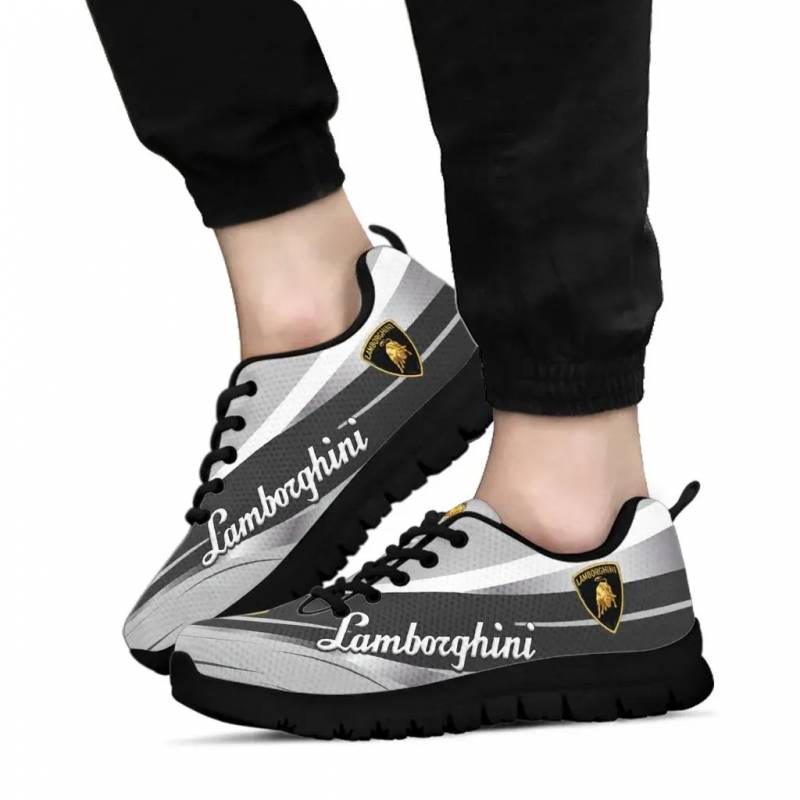 3D Printed Lamborghini NTA Sneakers Ver1 For Men & Women (Grey)