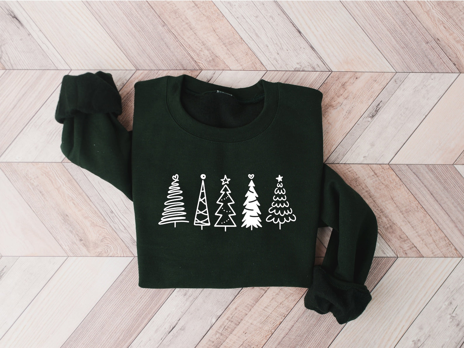 Christmas Tree Sweatshirt 2D Crewneck Sweatshirt