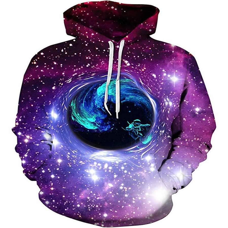 Wormhole sofa 3D Hoodies