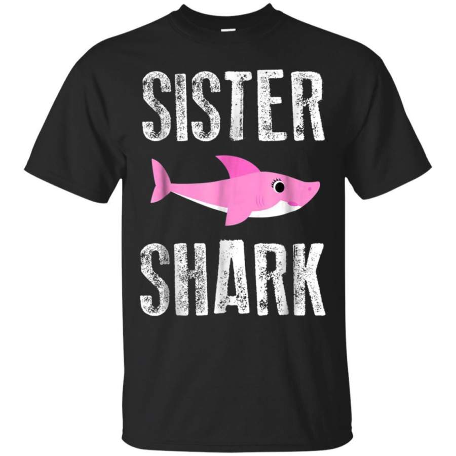 AGR Sister Shark Future Sibling Funny Family Novelty Shirt Jaq T-shirt