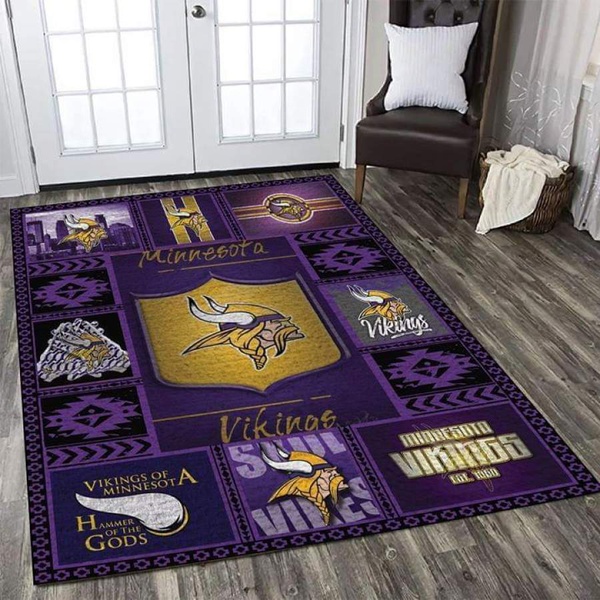 Minnesota Vikings Team Vikings Of Minnesota Hammer Of The Gods Rug