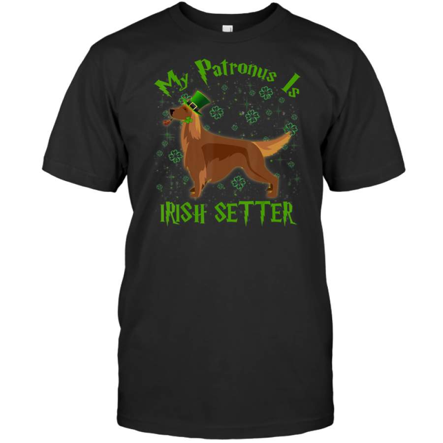 Patronus St Patrick’S Day Irish Setter Dog Gift T Shirt