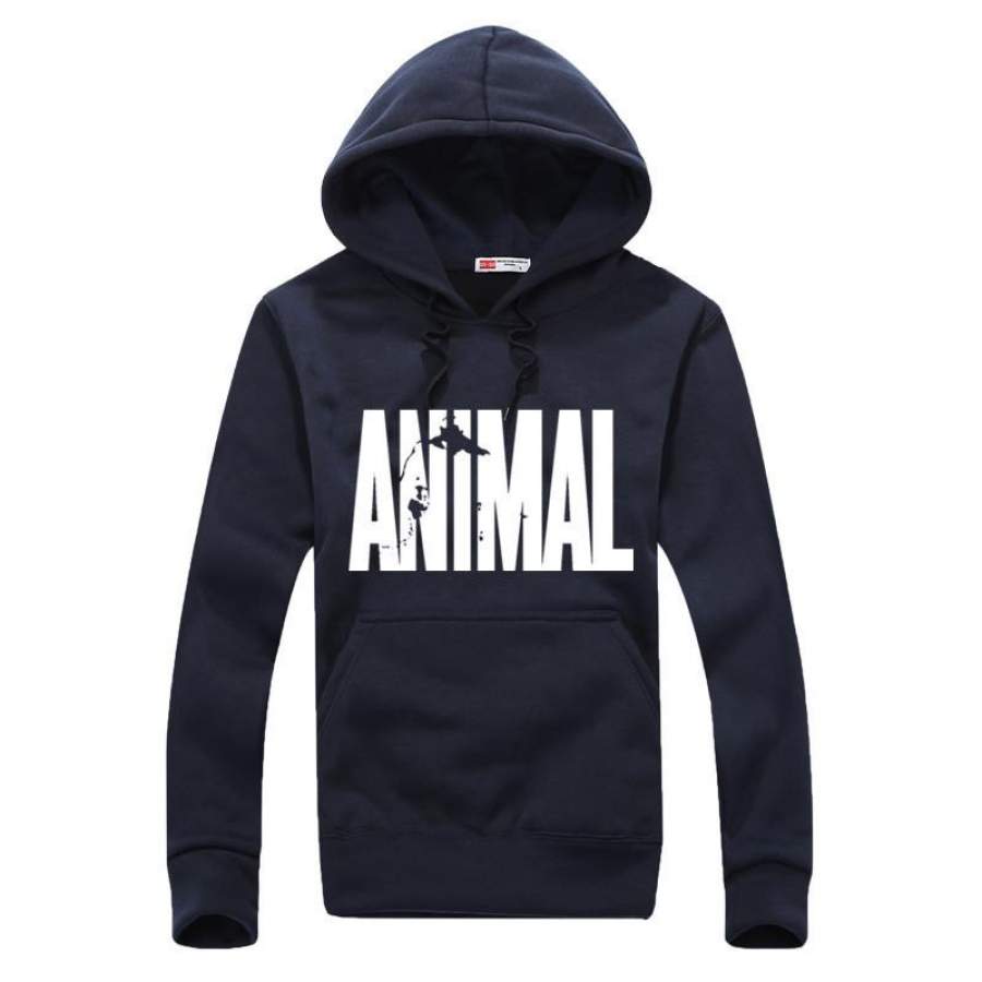 Animal Navy Blue Hoodie