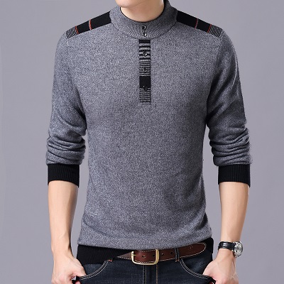 2022 Winter New Arrivals Thick Warm Sweaters O-Neck Wool Sweater Men Brand-Clothing Knitted Cashmere Pullover Men alx