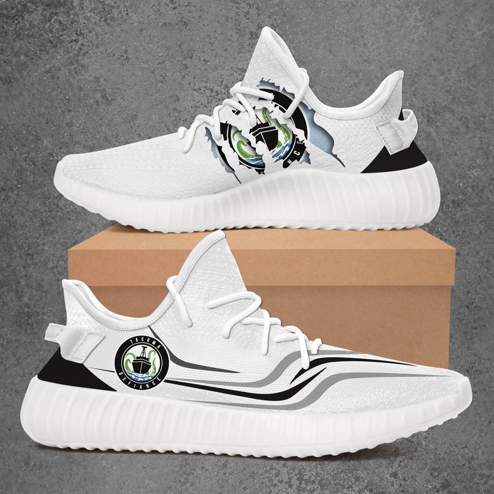 Tacoma Defiance Usl Championship Yeezy White Shoes Sport Sneakers