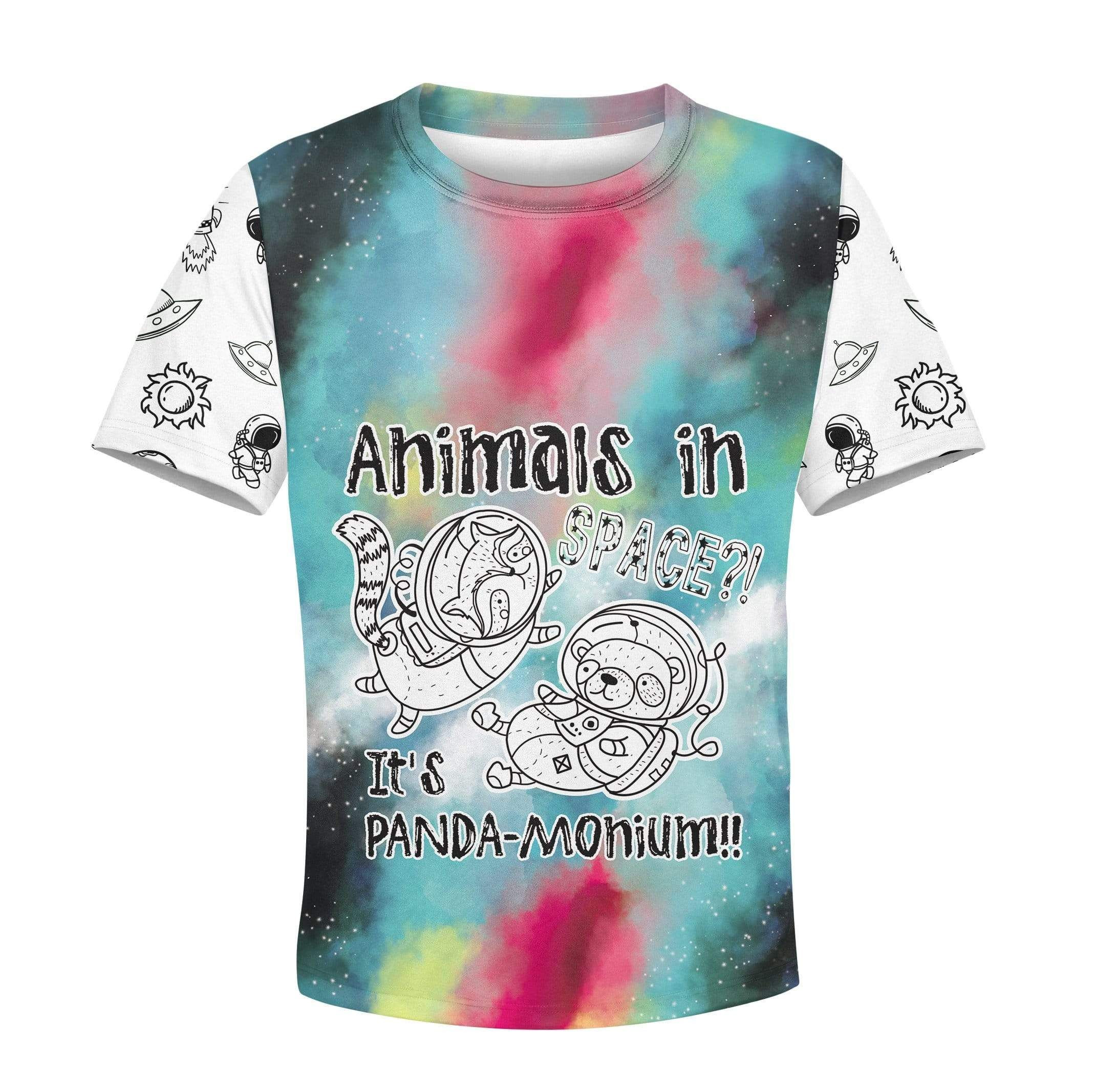 Animal In Space Custom Hoodies T-Shirt Apparel