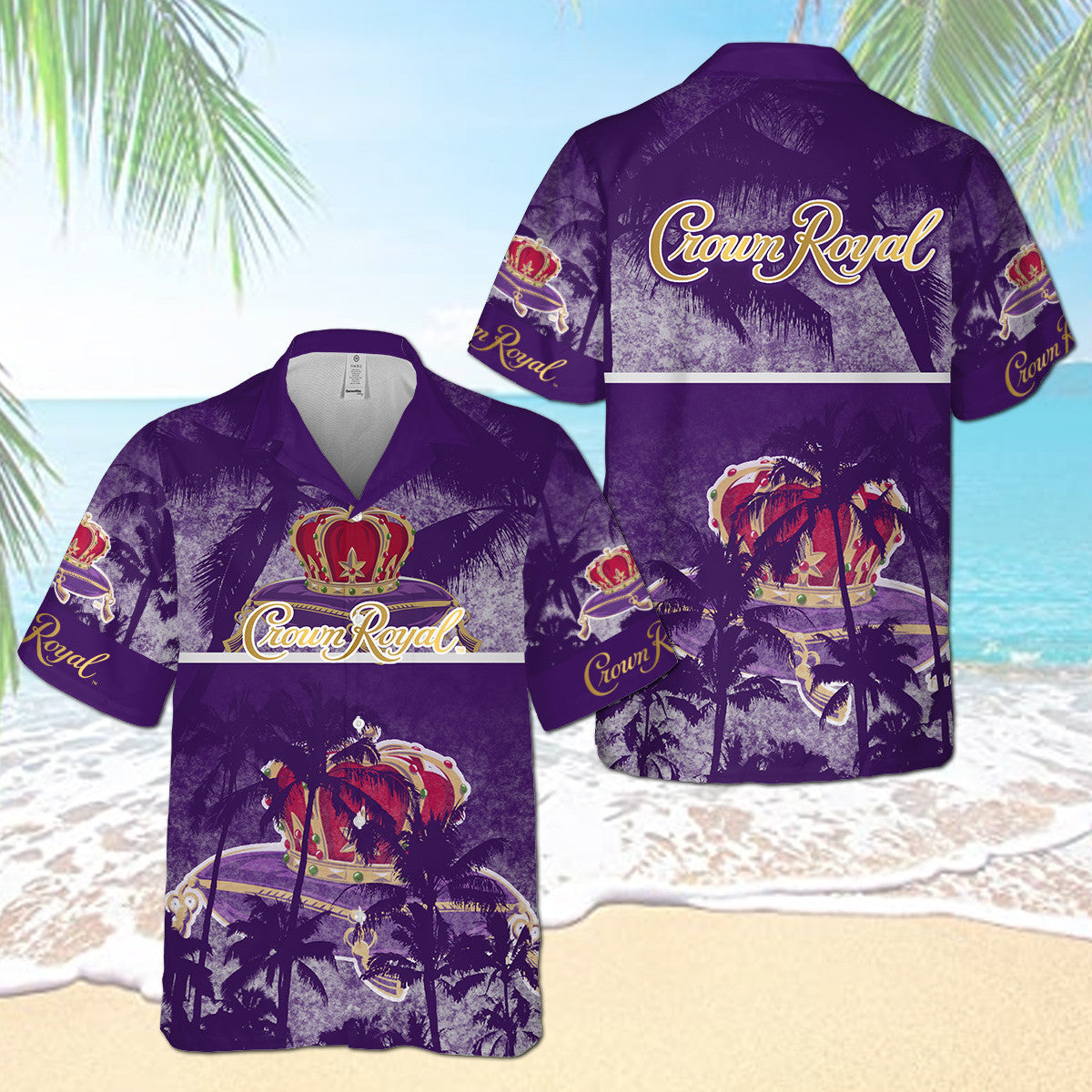 Crown Royal Palm Tree Hawaii Shirt Ha40068