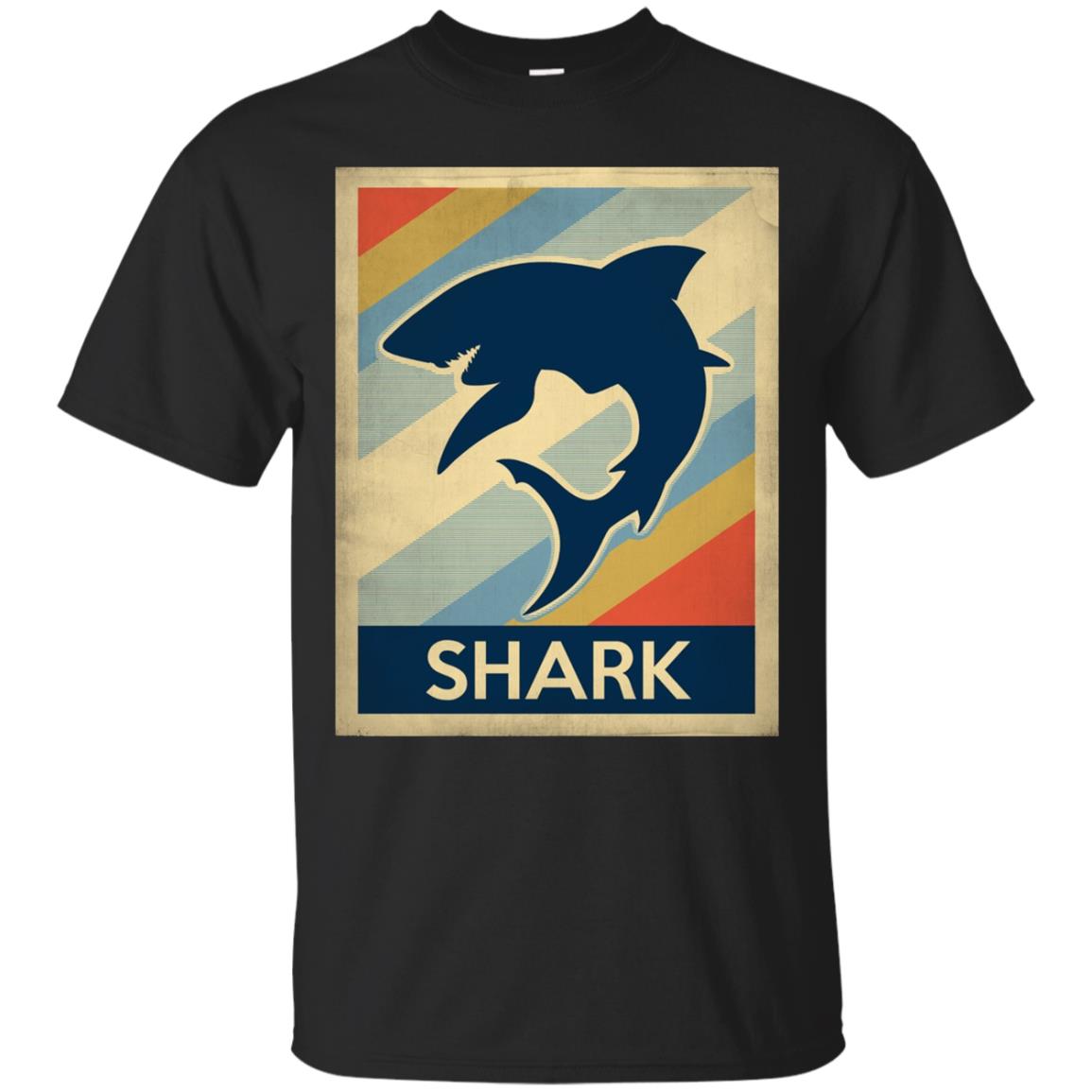 Vintage style shark Tshirt