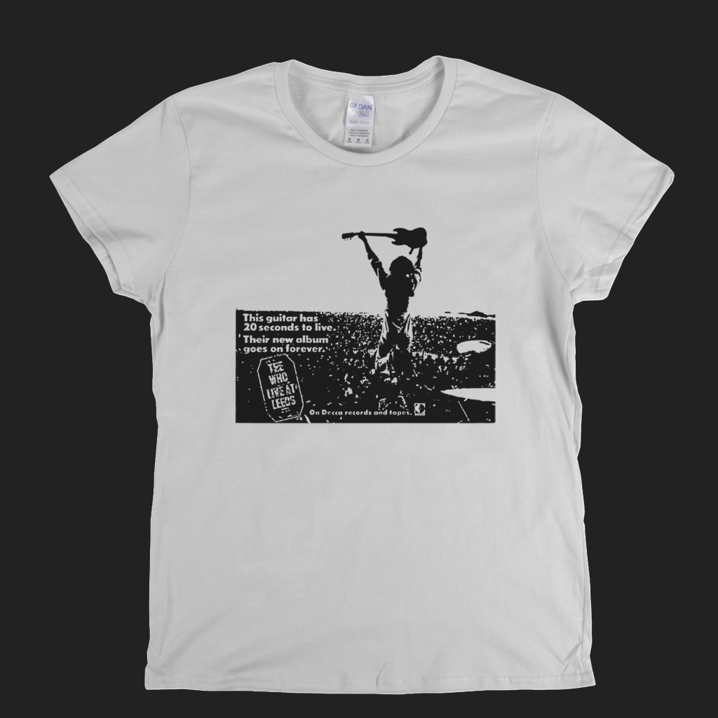 The Who Live At Leeds Ad Womens T-Shirt