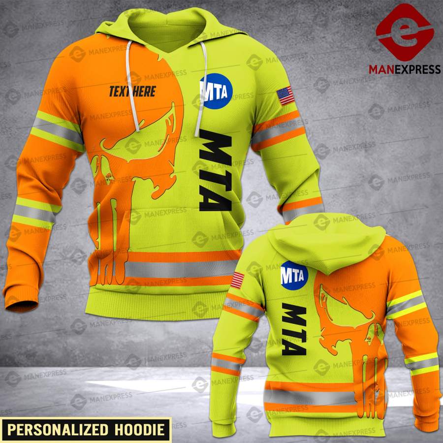 Customized MTA – Metropolitan Transportation Authority 3D SAFETY Hoodie