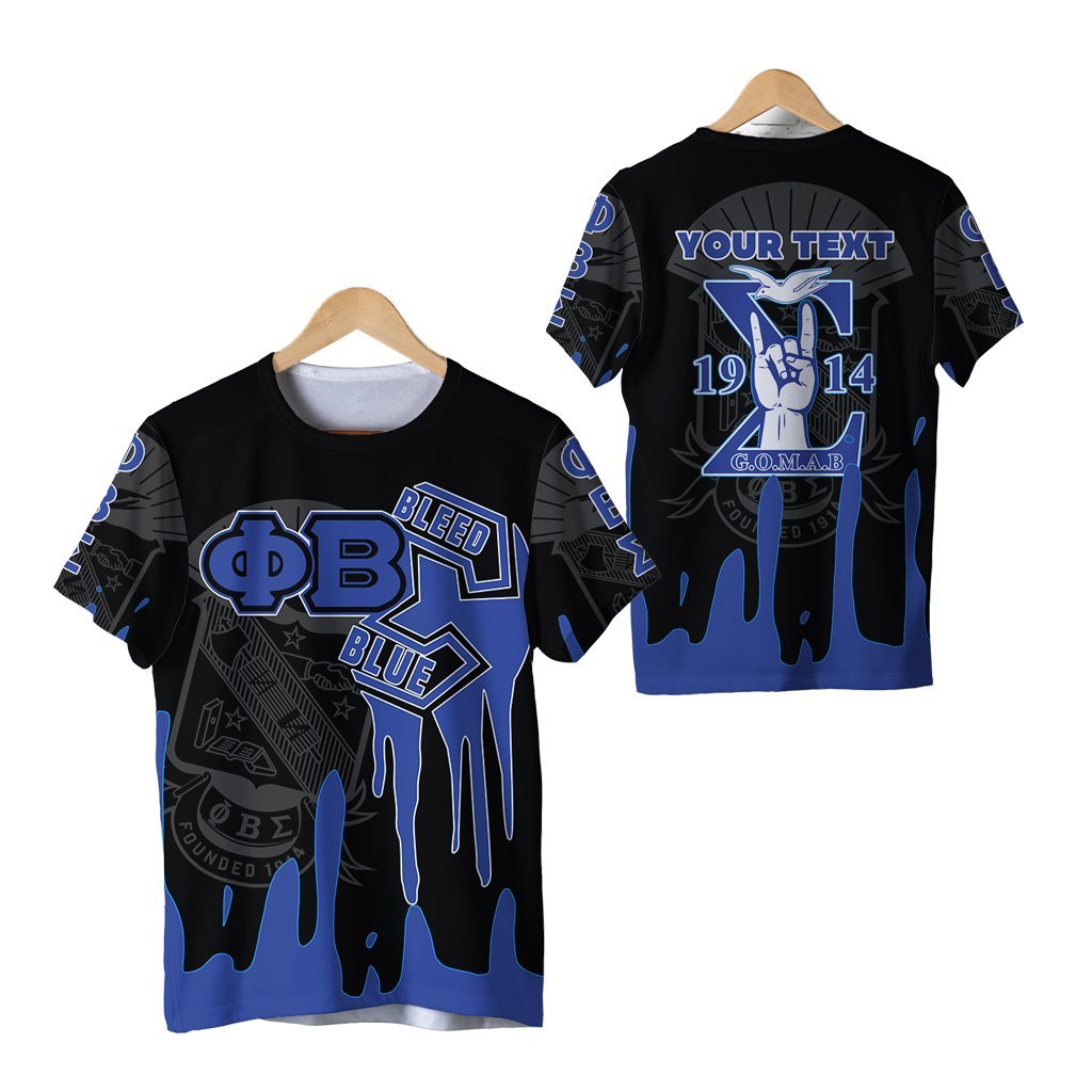 (Custom Personalised) Phi Beta Sigma T Shirt Special Style Lt16