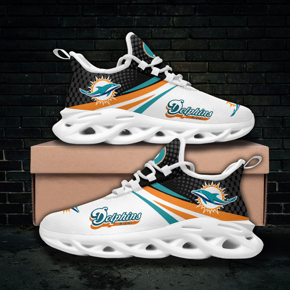 Miami Dolphins Yezy Running Sneakers Bg87