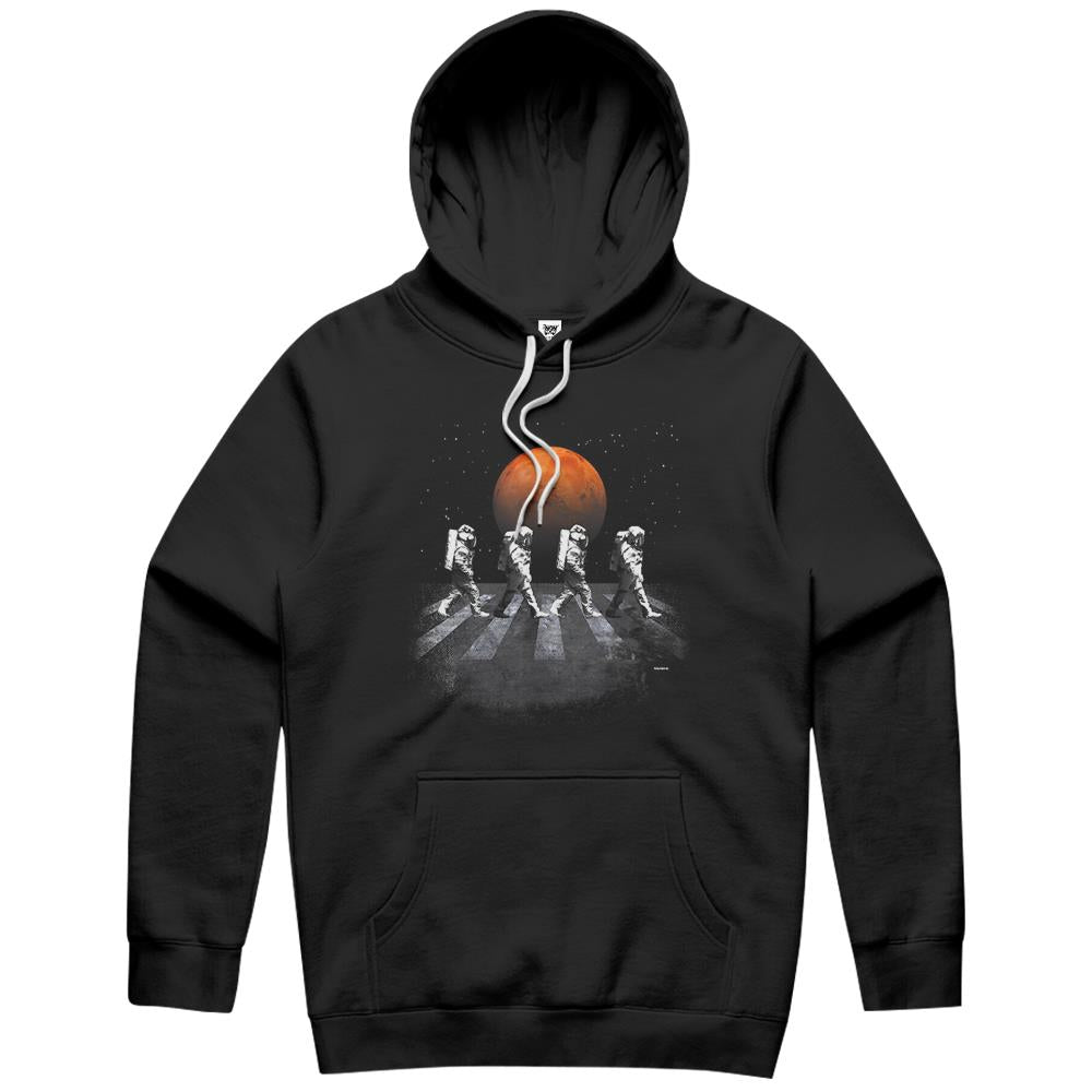 Astronauts In Walking In Space Occupy Mars Hoodie