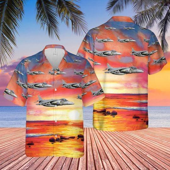 British Aerospace Harrier Aloha Hawaii Shirts For Men Women Ha91914