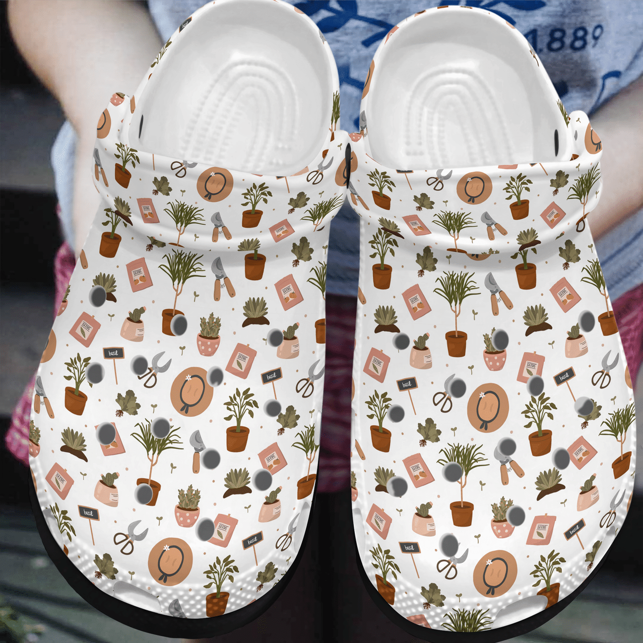 Garden Personalized Clog, Custom Name, Text, Color, Number Fashion Style For Women, Men, Kid, Print 3D Small Garden