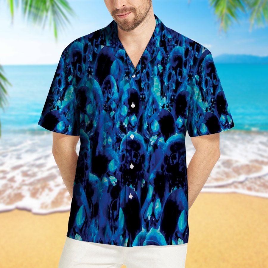 Skull Hawaiian Shirt Ha34170