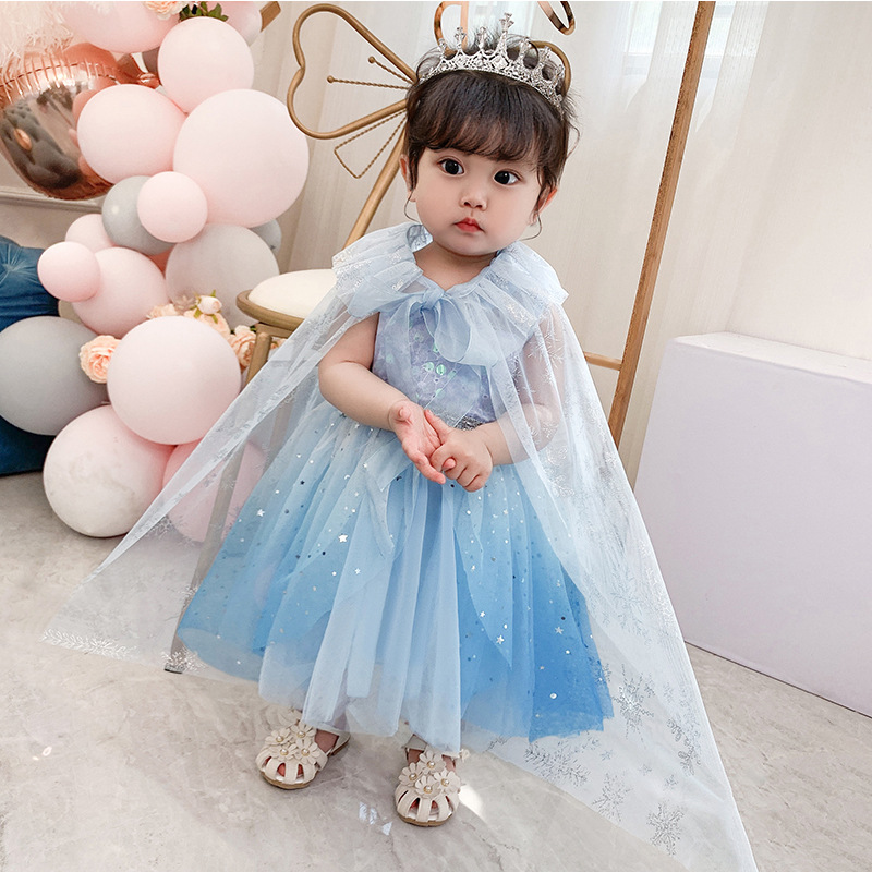 Baby Snow White Dress Children Cosplay Dress Elsa Mermaid Lolita Small Dress Newborn Princess Cosplay Clothing alx