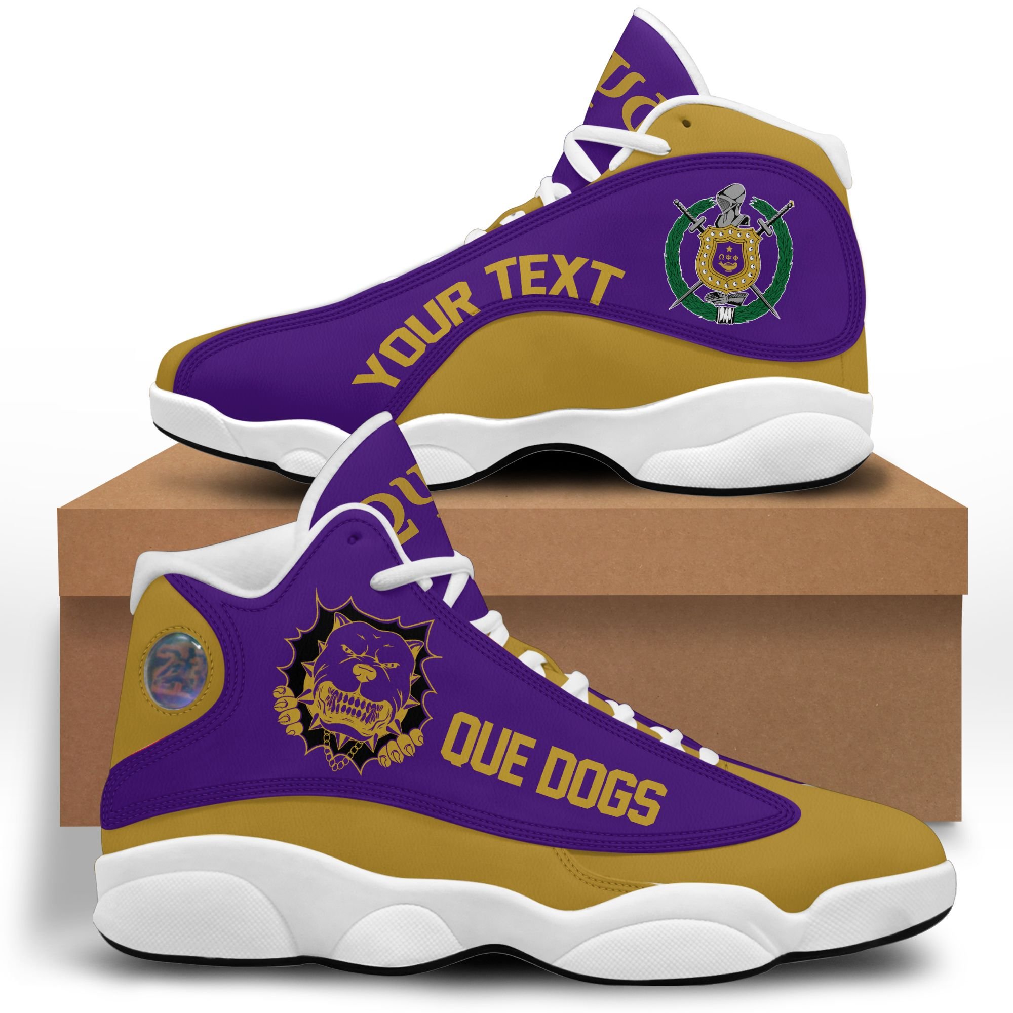 Africa Zone Shoe – Omega Psi Phi Que Dogs J.13 A31