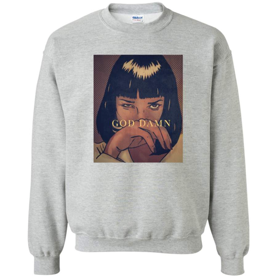 AGR Pulp Fiction – Mia Wallace Crewneck Pullover Sweatshirt