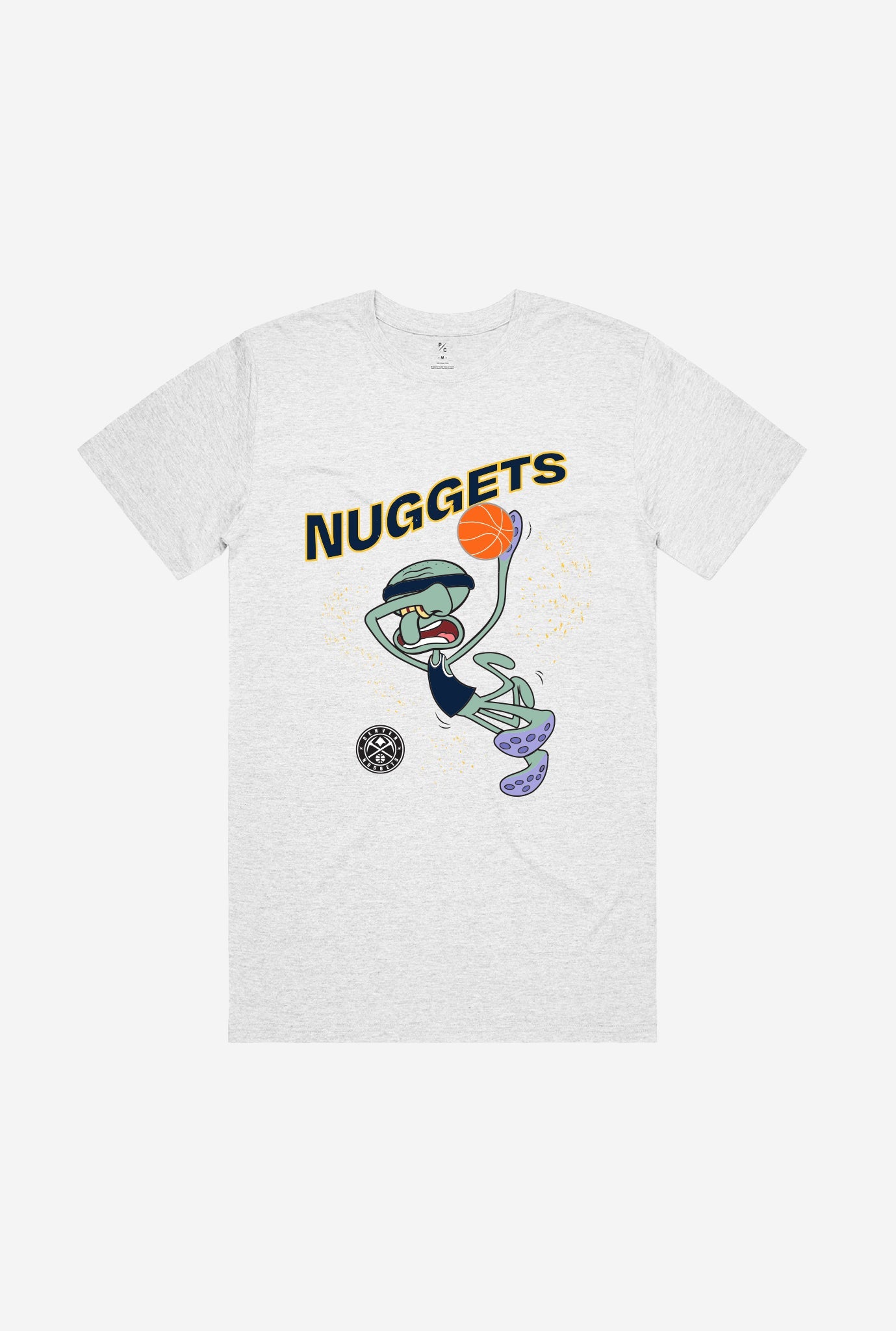 Denver Nuggets Squidward T-Shirt – Ash