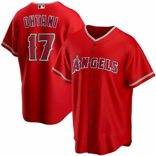 Los Angeles Angels Shohei Ohtani Red Aop Baseball Jersey All Over Print Shirt