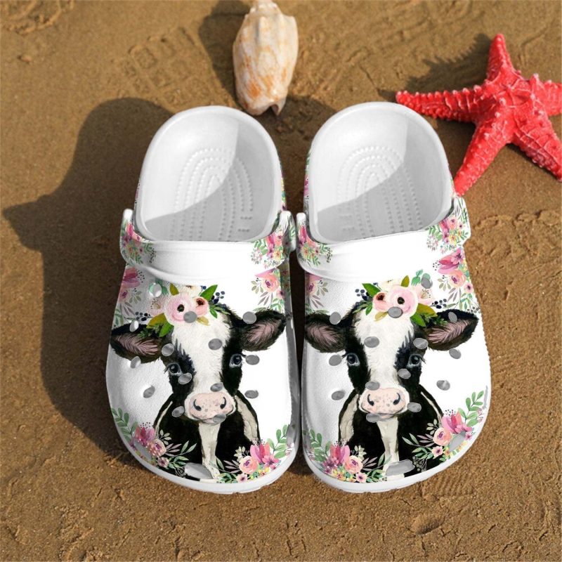 Cow shoes Crocs Crocband Clogs Shoes For Men Women