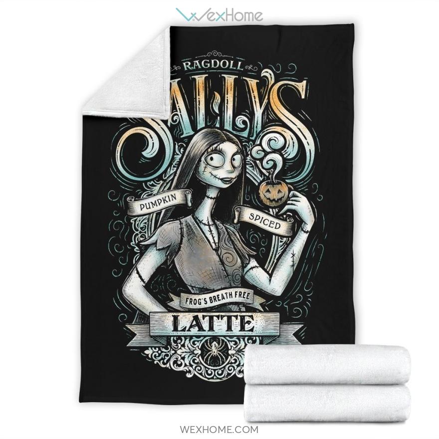 Sally Latte Nightmare Before Christmas Premium Blanket