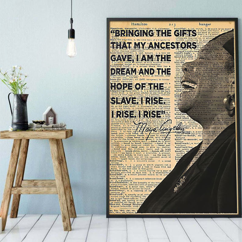 Black African American Canvas Art Vintage Afro Poster Art Print Empowered Women African King Attractive Digital Prints