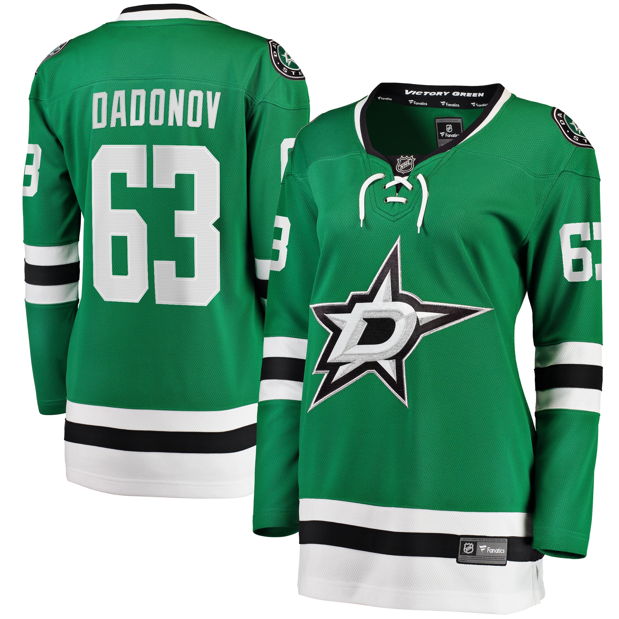 Evgenii Dadonov Dallas Stars Women's Branded Home Breakaway Jersey – Green