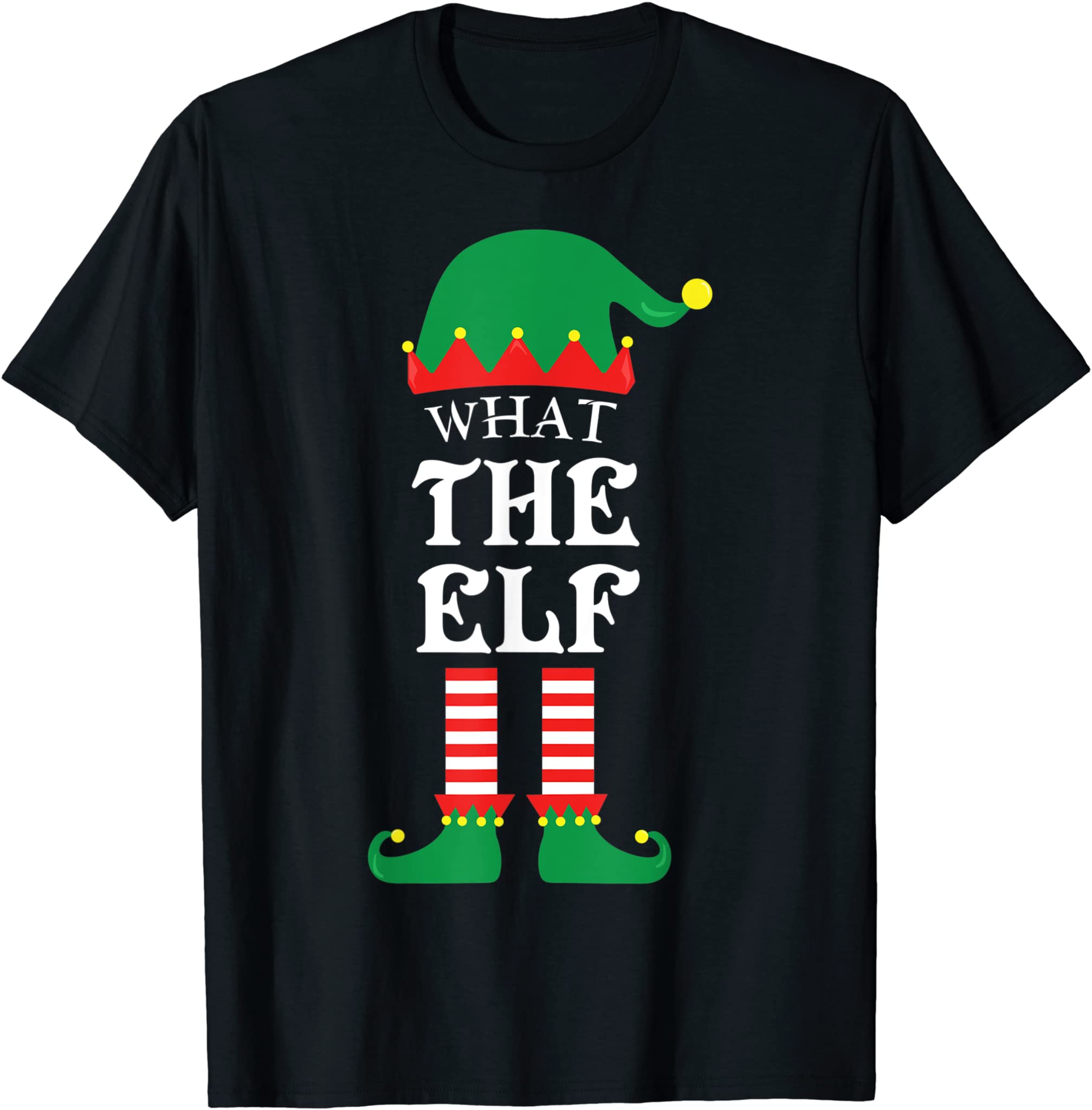 What The Elf Matching Family Group Christmas Pajama T-Shirt