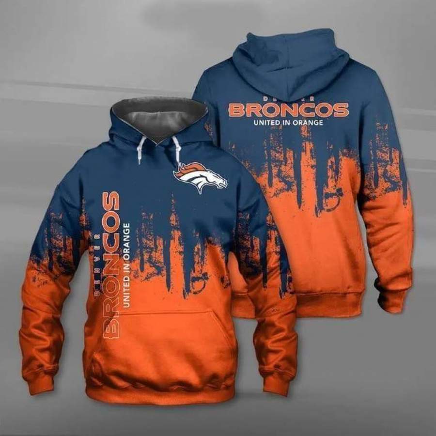 Denver Broncos Hoodie 3D Style411 All Over Printed